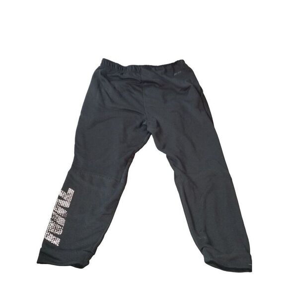 Nike Joggers Men Sz XXL Black Embroidered Dri Fit Casual Workout Athleisure - Picture 7 of 7